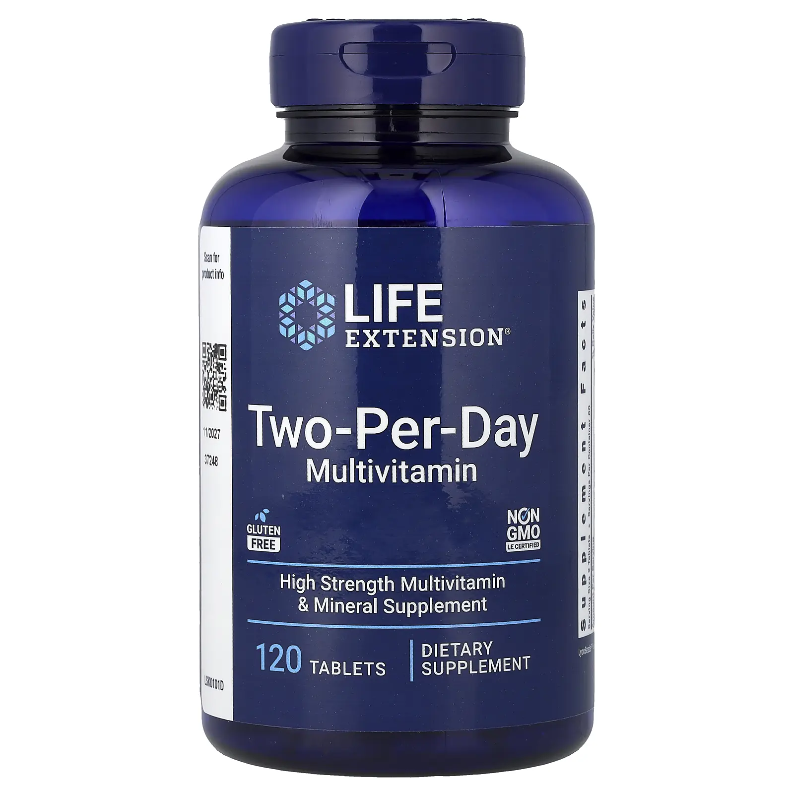 Life Extension Two-Per-Day Multivitamin, 120 Tablets Life Extension Two-Per-Day Multivitamin, 120 Tablets