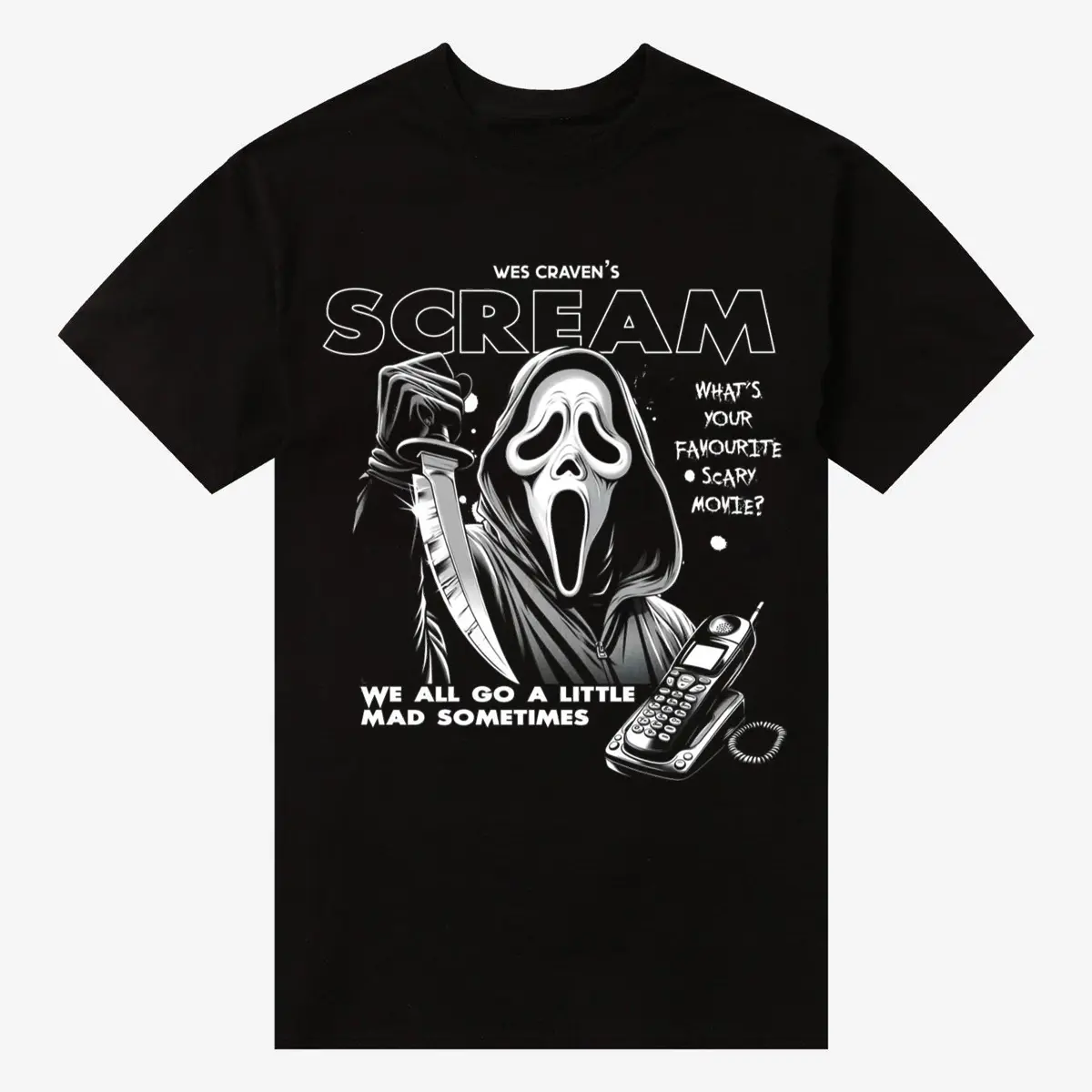 Ghostface Scream 90s Horror T-shirt