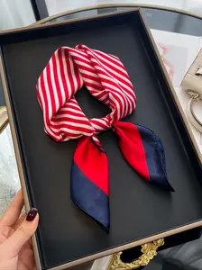 Women's Elegant Colorblock Neck Scarf, Casual Soft Comfortable Shawl for Daily Wear, Fashion Accessories for Women & Girls