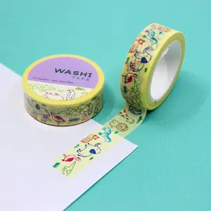 Zoo Animal Sketches Washi Tape