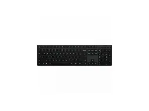 Lenovo Professional Wireless Rechargeable Keyboard-US English - Wireless Connectivity - Bluetooth/RF - 2.40 GHz - USB Type A Interface - 104 Key(s) - CoPilot Hot Key(s) - English (US) - PC - Scissors