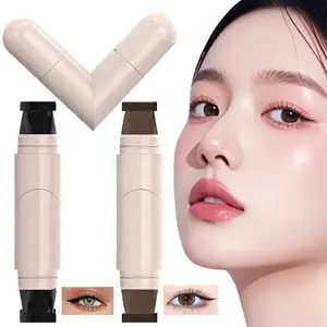 Foldable Eyeliner Stamp Gel Eyeliner Pencil Set SmudgeProof Waterproof Eye Liner for Beginners Makeup Tool US Flawless Lid Lipliner MultiPurpose