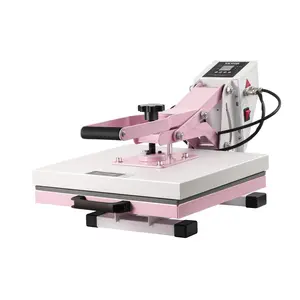 【Father's Day】VEVOR Heat Press,  , 15 x 15 inch Digital Heat Press Machine, Slide Out Heat Transfer Machine, Fast and Even Heating, 2-Layer Insulation Cotton, Heat Transfer Machine for T-Shirts/Pillows/Bags, Pink