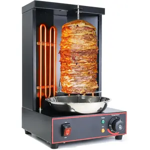 Vertical Rotisserie Shawarma Machine, Trompo Para Tacos Al Pastor rotating grill, Sharma Machine, Shawarma Grill, Rotisserie Oven,Chicken Rotisserie Machine (Registered Design Patent)