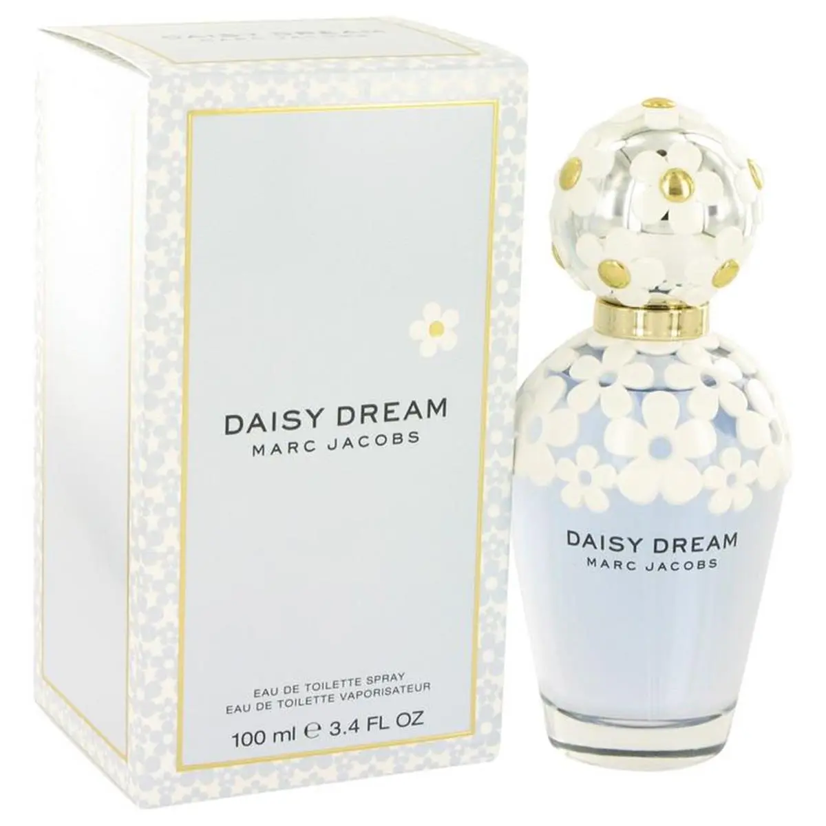MARC JACOBS Daisy Dream Eau De Toilette for Women - Light Floral Scent with Jasmine, Pear & Coconut Notes, Everyday Fragrance Spray, 3.4 fl oz, Floral Scents, Captivating Scent, Dreamy Perfume