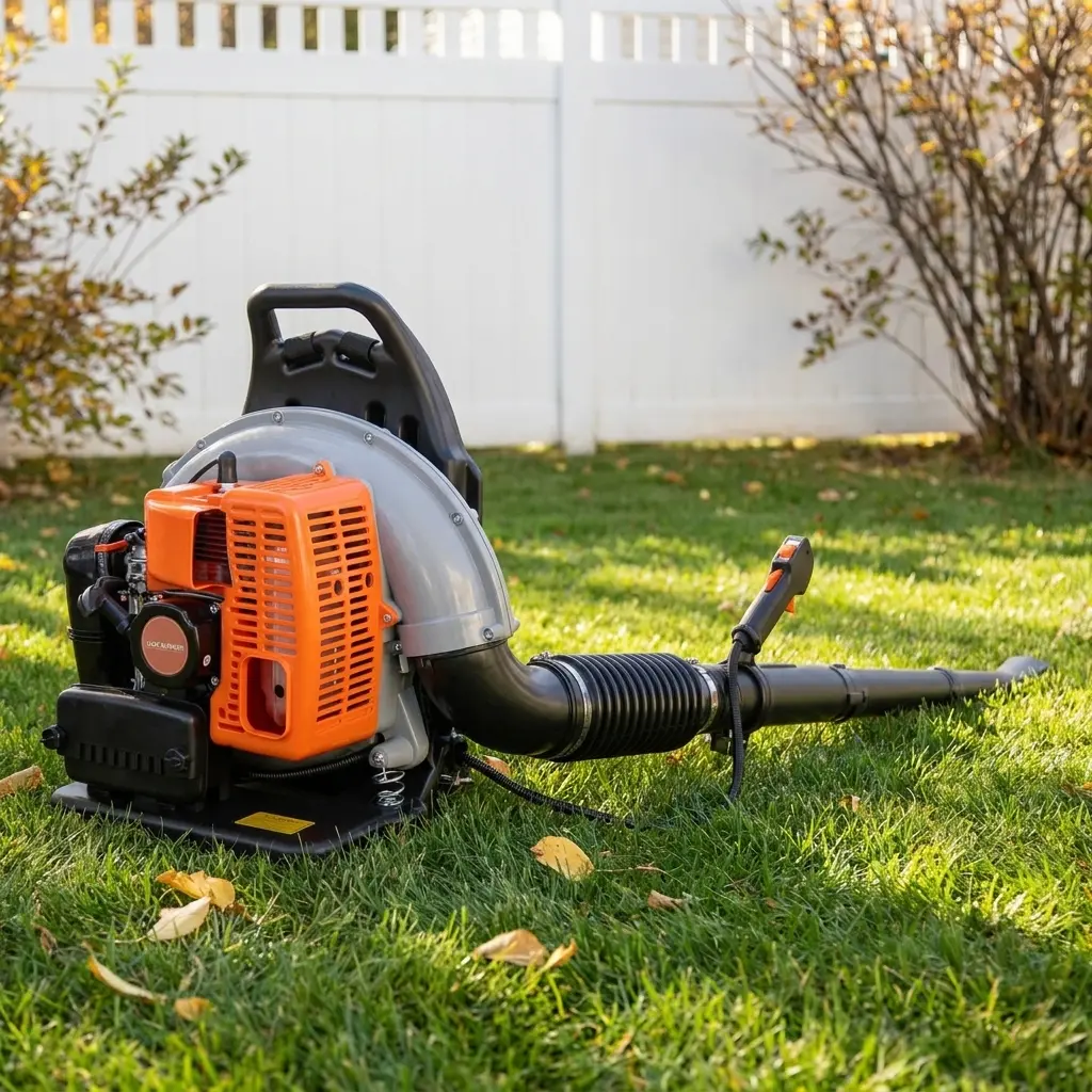 COANEHV 63cc 2-Cycle Gas Backpack Leaf Blower, 665 CFM for Lawn Care, Yard Cleanup and Light Snow Removal
