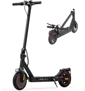 Electric Scooter Adults & Teens, 18 MPH Max Speed, 21 Miles Long Range, Cruise Control and Dual Braking, Foldable Electric Scooter for Adults Powerful Portable App battery escooter system Folding Bike