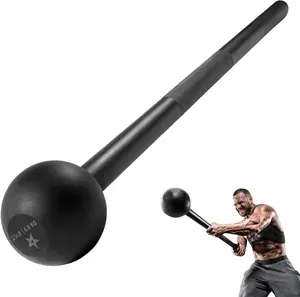 Steel Mace Bell for Strength Training, Support Full Body, Muscles, Shoulder, Grips & Forearms Workouts, Stretching 15LB for Woman & Man