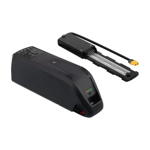 48V 15Ah High Performance E-Bike Lithium Battery Pack - UN38.3 Tested Shark-Fin Down Tube, Lithium Replacement, 2A Rapid Charger, USB Port, Secure Key Lock, 12.7lbs, 1500+ Charge Cycles, Fits 0-1500W Motor E-Bikes & Scooters