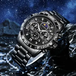 Watches For Men Chronograph Business DressQuartzStainless Steel Water Resistant Luminous DateWristwatch,Design Watch, Fashion Watch,