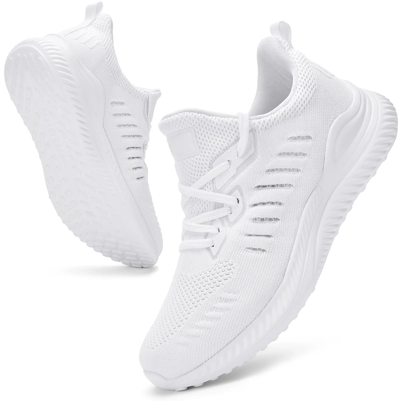 Men’s Wide Width Walking Sneakers, Non-slip Breathable Casual Shoes with Lightweight Shock Absorption, Classic Design for All-Day Comfort. Outdoor Sneakers Ideal for Workout, Gym, Jogging & Daily Wear, Suitable for Summer
