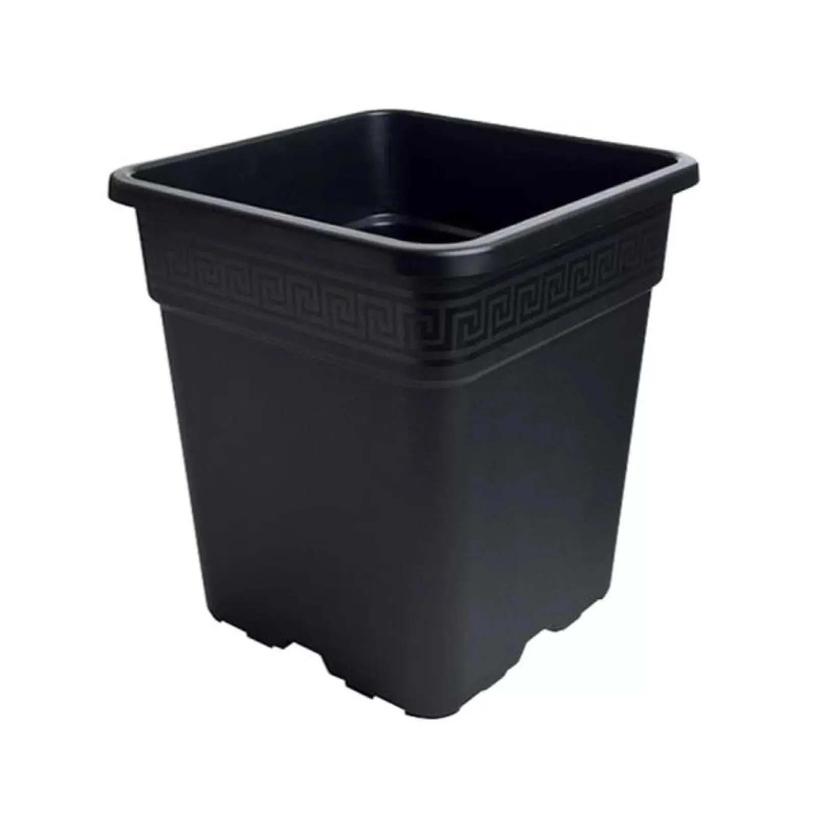 Gro Pro Square Pot, 2 gal, 9 inch, Black Planter Pot Outdoor Planters