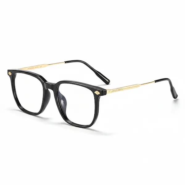 Lyrasses 2.0 Diamond-shaped Design Tea Tint Anti-Blue Light Glasses, Blue Light Blocking Anti-Eye Strain, Trendy Unisex Fashion Frames, Lightweight Daily Wear, Daily Accessory, Anti Eyestrain Eyewear, Ideal Gift Idea, No-Makeup Essential