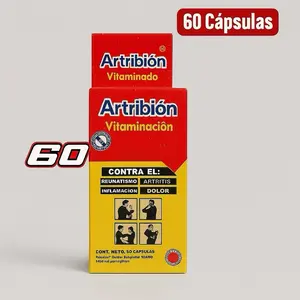 Artribion Vitamin B12 Extra Forte 60 Capsules Dietary Supplement Supports Energy Levels Brain Health for Adults 20 Pack