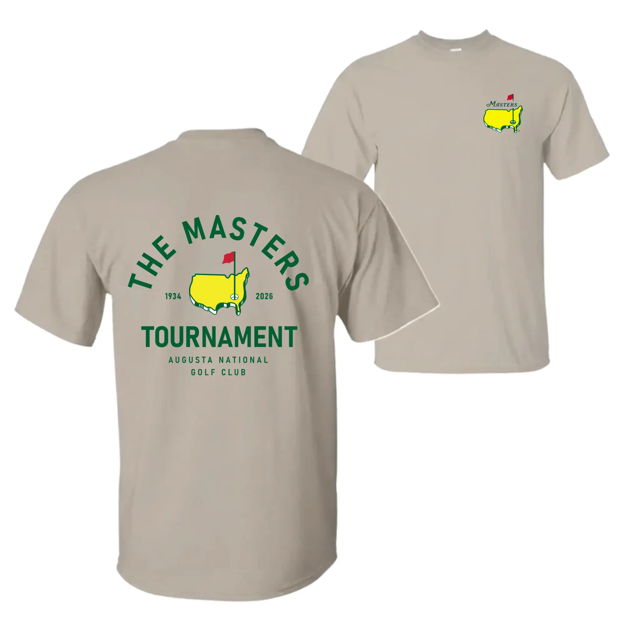 Augusta National Masters 2026 Golf T-Shirt, Championship Graphic Tee, 100% Cotton Unisex Shirt, Trendy Golf Fan Apparel, Perfect Gift for Men and Women