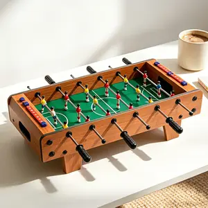 Tabletop Foosball Game Set, Mini Soccer Table Game for Kids & Adults, Portable Indoor Football Game, Family Party Desktop Game, 50cm Mini Foosball Table