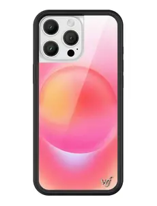 Wildflower Cases - Hot Pink Aura, Limited Edition iPhone Case | Protection Durable Pink Bright Creative Trendy Aesthetic Custom Signature Emblem Bumper Protective