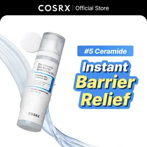 [COSRX Official] Ceramide Skin Barrier Moisturizing Mist - Hypoallergenic Derma-Moisture Solution for Dry & Sensitive Skin - 120ml Milky Hydrating Mist