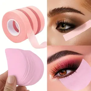10pcs eye makeup patch, 3 rolls of false eyelash tape, eye shadow application, eyeliner pen fine makeup template tape, eyelash protective pad for eyelash extension, cosmetics accessories for eye makeup, makeup kit
