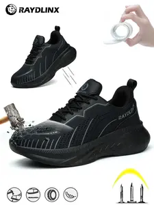Steel toe shoes for Women,Safety Shoes, Safety Sneakers, Lightweight Comfortable Anti-smash and Anti-puncture Shoes, Breathable Non-slip,Work Shoes for Women, Working Shoes