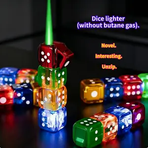 Butane-Free Dice Lighter, 2026 Novel Stress Relief Toy, Multi-Use for Indoor & Outdoor, Handy for Candles, Premium All-Occasion Gift Choice