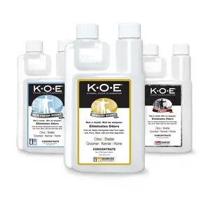 K.O.E. Scent Bundle (3 Piece) Kennel Odor Eliminator Apricot, Fresh Scent and Original 16 oz - Deodorizing 3 Pack Bundle