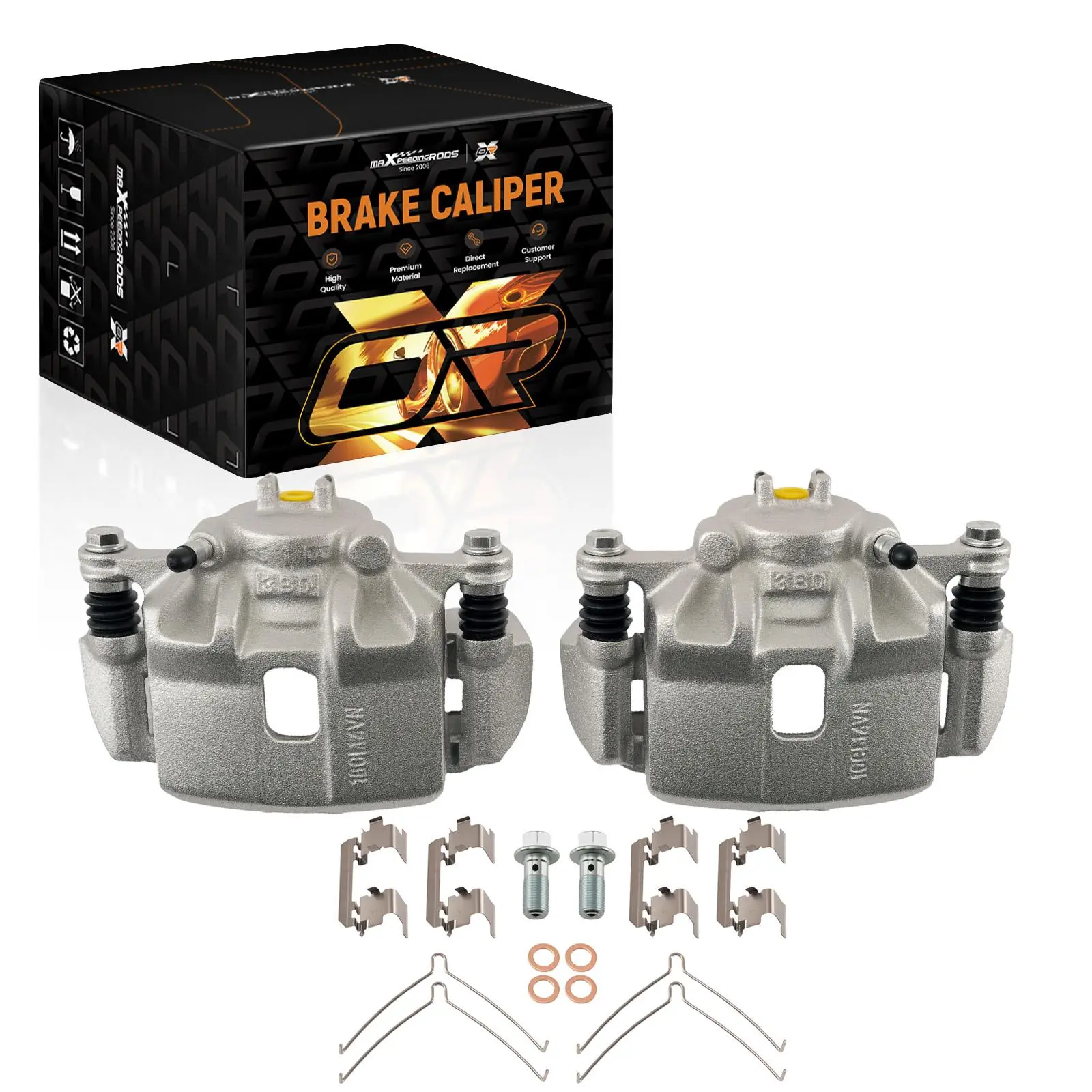 Front Left Right Brake Calipers Pair compatible for Acura ILX 2013-15/Compatible for Honda Civic 2012-2015