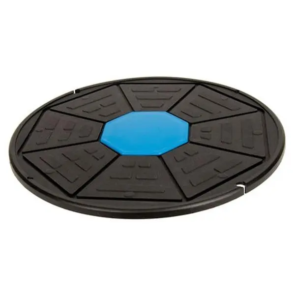 Aeromat Round Shape Wobble Board for Balance Training, Textured Surface with Quick Height Adjust (1.5"-2.5") and 360 Degrees of Movement, Adjustable Size, Great At Home