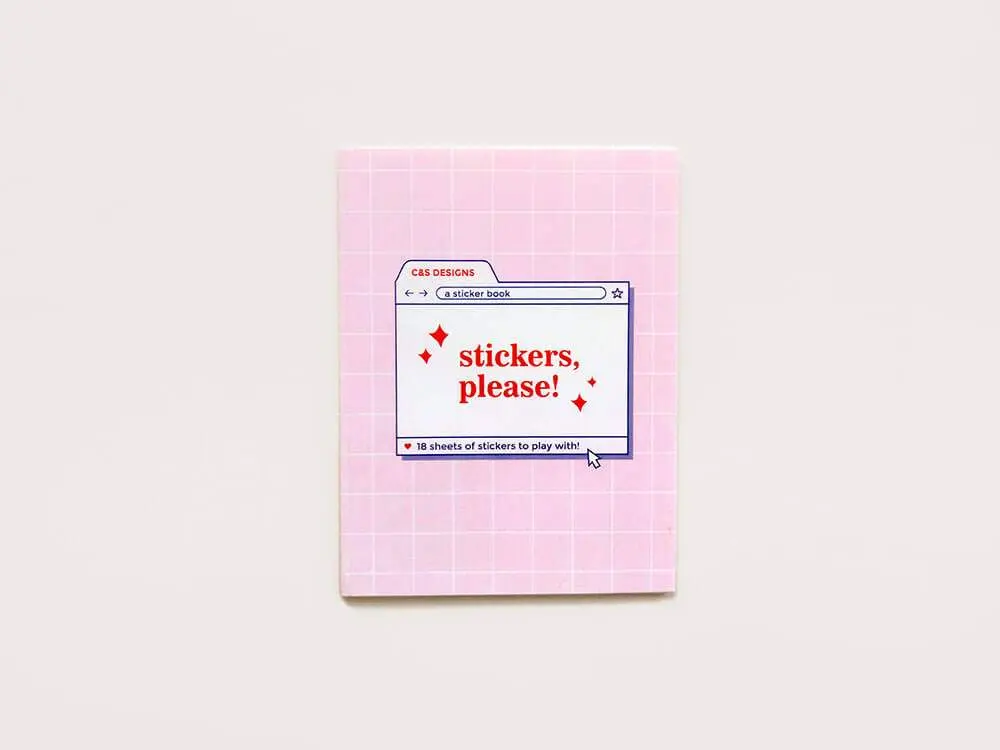 Sticker Book: Retro - planner journal stickers, cute stickers