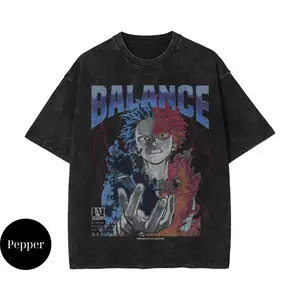 Todoroki Vintage T-shirt My Hero Academia, Anime Shirt, Anime Merch, Vintage T-Shirt, Unisex Cotton Crewneck T-Shirt Menswear Womenswear Underwear Streetwear Top