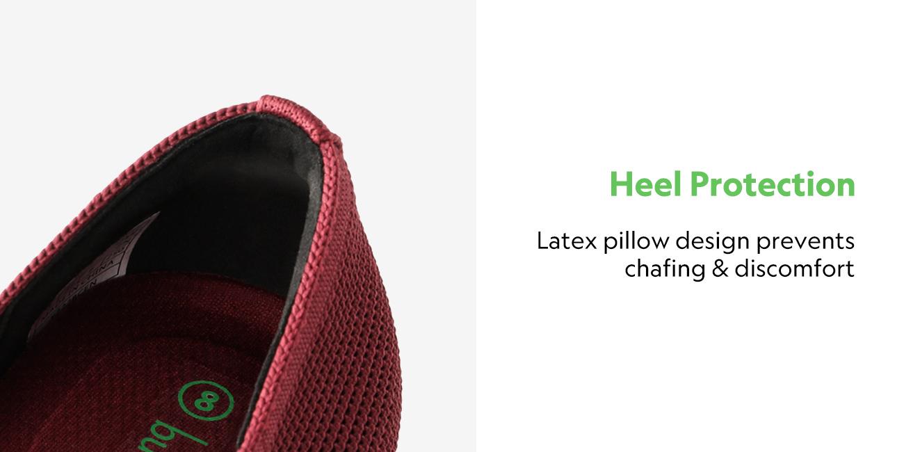 Elegant Square Toe Knit Bow Flats