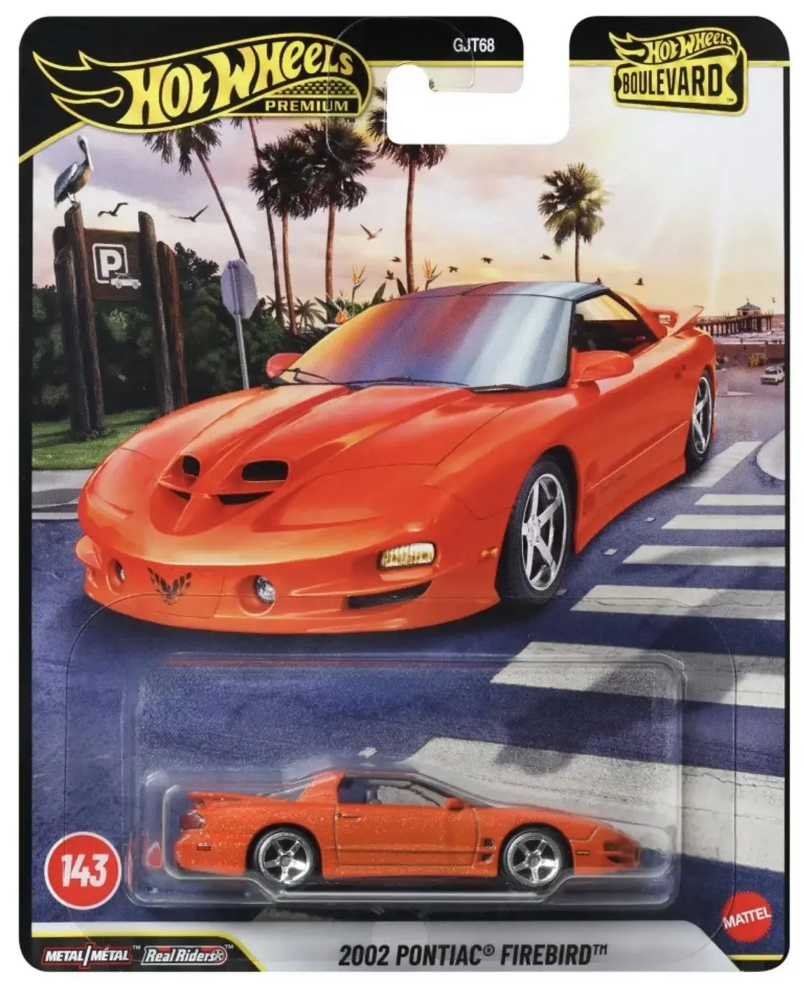 HOT WHEELS 2002 Pontiac Firebird Trans Am Boulevard Premium 2026 "Chase" Diecast Collectible, Highly Detailed Replica for Car Enthusiasts