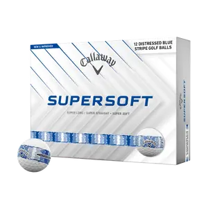 Callaway Golf Supersoft Distressed Blue Stripe Golf Balls