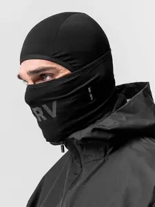 Men's Milk Silk Sports Face Mask, American Style Outdoor Cycling Headscarf, Windproof Sunscreen High Stretch Helmet Liner, Ski Mask