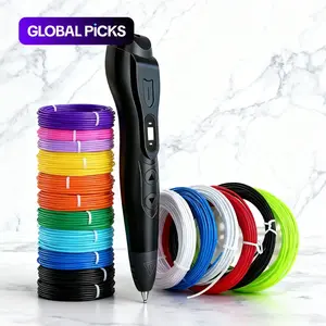 06s Set 3D Printing Pen, 12 Colors Pla Materials, No Clogging, Easy Operation, 3 Speed Settings, Precise Output, Christmas Gift, Love Gift #GLOBAL PICKS
