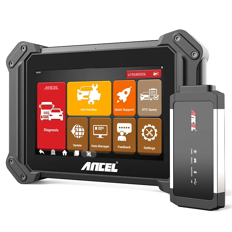 ANCEL V6 Pro+HD Professional OBDII-HDOBD Diagnostic Scan Tool for Cars & Trucks, with Bi-directional Control Active Test, 25+ Maintenance Functions