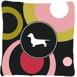 Carolines Treasures  Dachshund Decorative Indoor & Outdoor Fabric Pillow