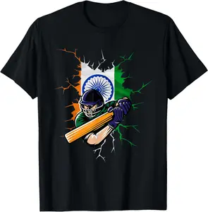 100%cotton India Cricket T Shirt National Fans Team Jersey Gift Indian T-Shirt