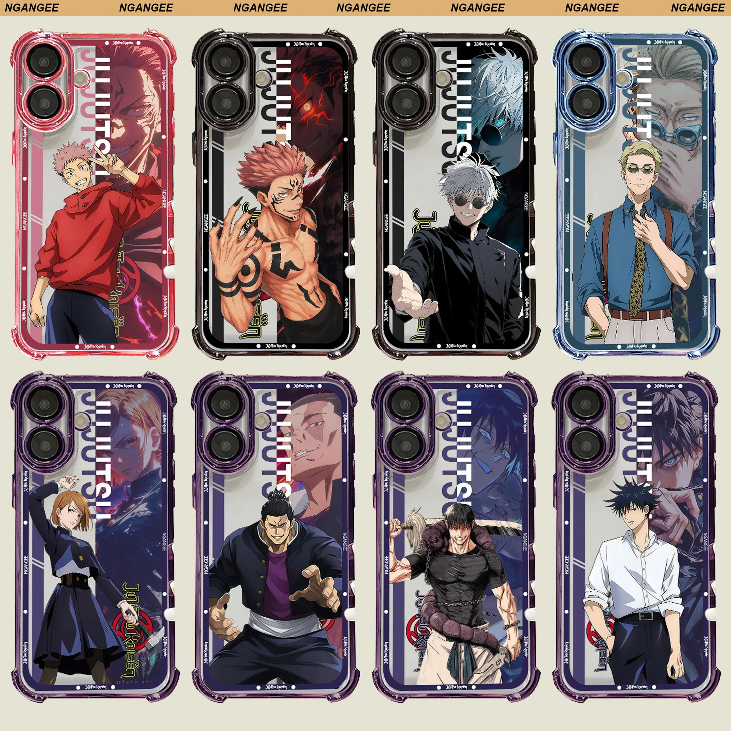 JJK Anime-Style Case for Samsung AND iPhone fit Galaxy S22 S23 S24 S25 S24ULTRA and iPhone 17 17AIR 17 PRO MAX 11 12 13 14 15 16 PLUS ZSHZ1-8, Cover, Accessories
