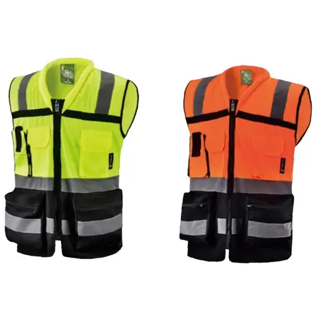 Safety Vest Superintendent Style High Visibility Protective Safety Equipment Vest