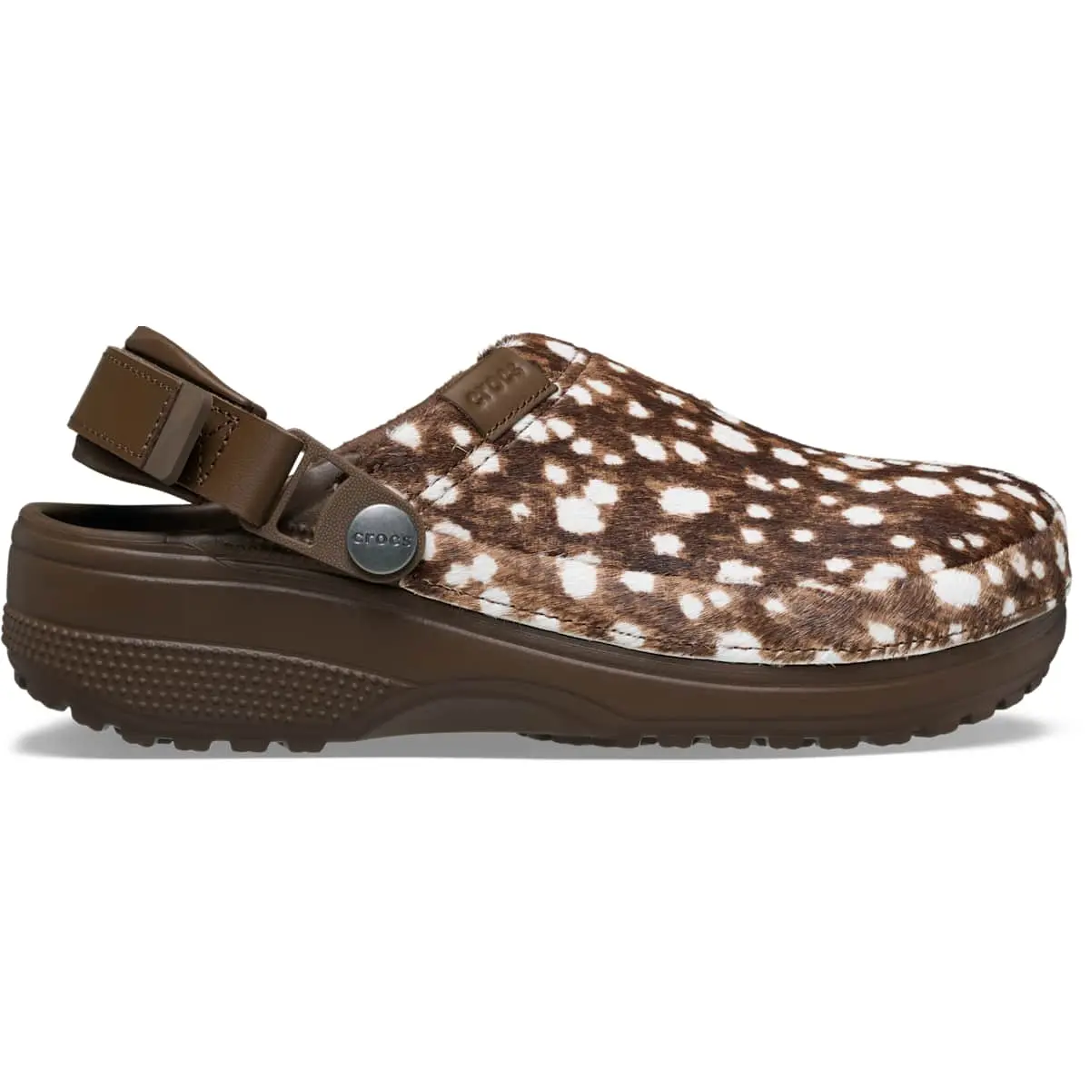 Crocs Adult Crafted Pony Hair Animal Print Clogs, Velcro, Women's Shoes Crocs Adult Crafted Pony Hair Animal Print Clogs, Velcro, Women's Shoes