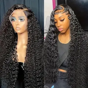 13x4 Lace Front Wig 200% Density Natural Deep Curl Glue-Free High-Definition Swiss Lace Women's Wig for Everyday & Special Occasions
