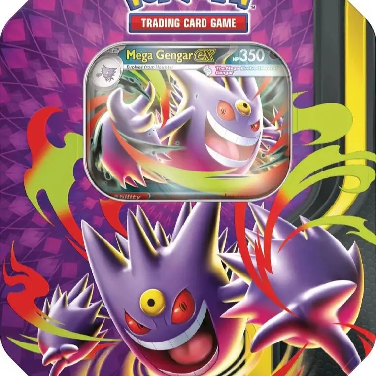 Pokémon Mega Moonlit Tin - Mega Gengar ex