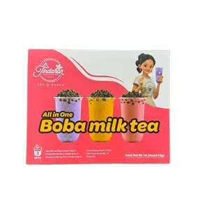 All in 1 Boba Milk Tea Powder! TARO-MANGO-STRAWBERRY FLAVOR