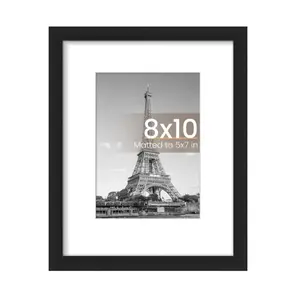 8×10 Picture Frame, High Quality Frame, Includes Mats for 5x7in & 8x10in Photos, Ideal for Wall Hanging or Desktop Use, Durable Sturdy Frame, Perfect for Mugwort Radiata Pins, Classic Rectangular Frame
