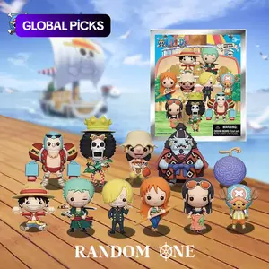 Blind Box Keychain, 1 Count Random Cartoon Anime Character Mystery Surprise Keychain, Fashion Trend Collectible Key Ring for Car Keys Backpack Hanging, Keychain Surprise Collectibles