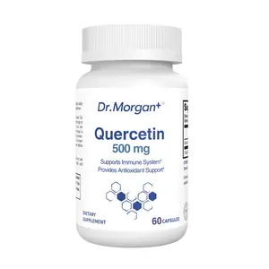Dr. Morgan Quercetin 500mg Supplement-Bioflavonoid Antioxidant for Immune Support & Cellular Health-Natural Supplement-Made in Canada-60 Capsules