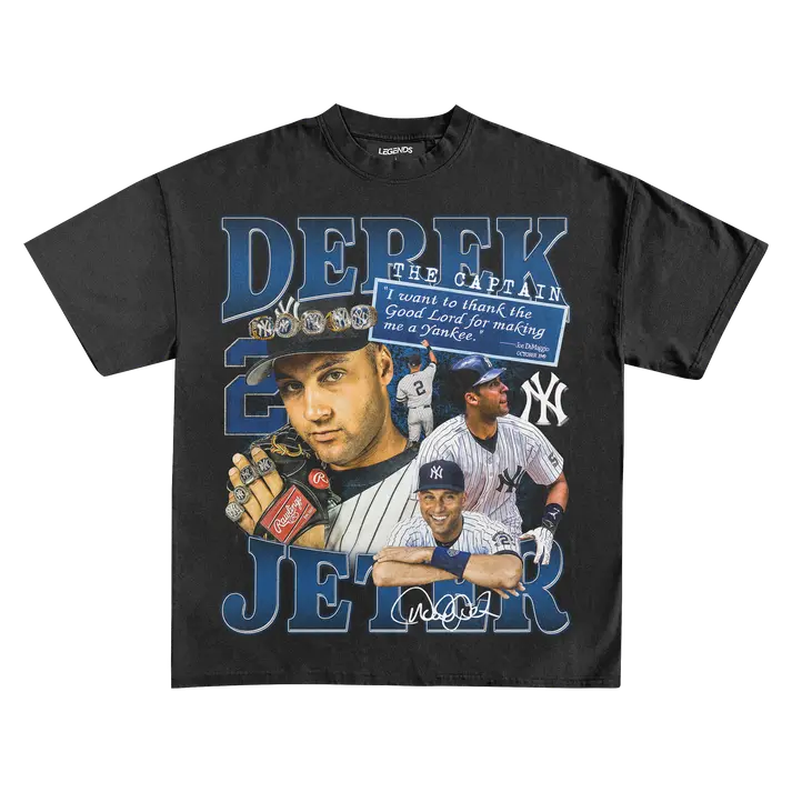 DEREK JETER VINTAGE TEE, vintage shirt, gift for men, gift for women