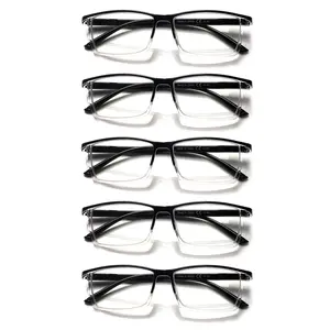 5 Pack Reading Glasses  Quality Readers Spring Hinge Glasses for Reading for Men and Women