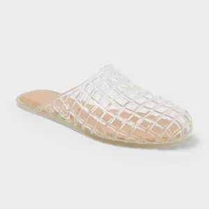 Women's Luciana Mule Shoes - A New Day Clear 10